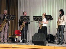 Saksofonikvartett A.Paasik, A.Kogan, M.Oja ja K.Kaldmäe