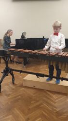 Viktor Hugo Vürst koos kontsertmeister Erene Petrovaga