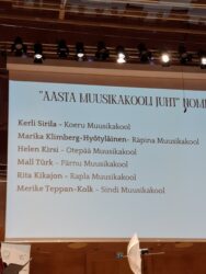 Muusikakoolide direktorite nominendid Aasta Muusikakooli Juhi tiitlile